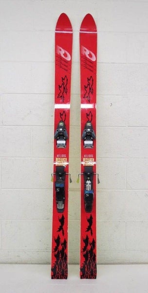 Research Dynamics Coyote Helidog 164cm Powder Skis w/Salomon 877 Bindings LOOK