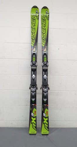 Fischer RX9 FTi 160cm 109-69-96 r=15m Air Carbon Titanium Skis w/FX12 Bindings