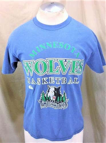 VINTAGE MINNESOTA TIMBERWOLVES (MEDIUM) RETRO NBA BASKETBALL GRAPHIC T-SHIRT