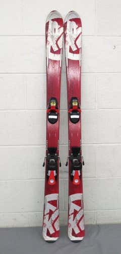 K2 Apache Jr. 125cm Kids Skis w/Salomon C305 DIN 4.5 Bindings Fast Shipping