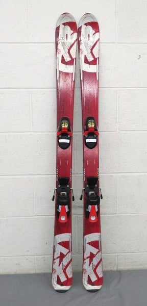 K2 Apache Jr. 125cm Kids Skis w/Salomon C305 DIN 4.5 Bindings Fast Shipping