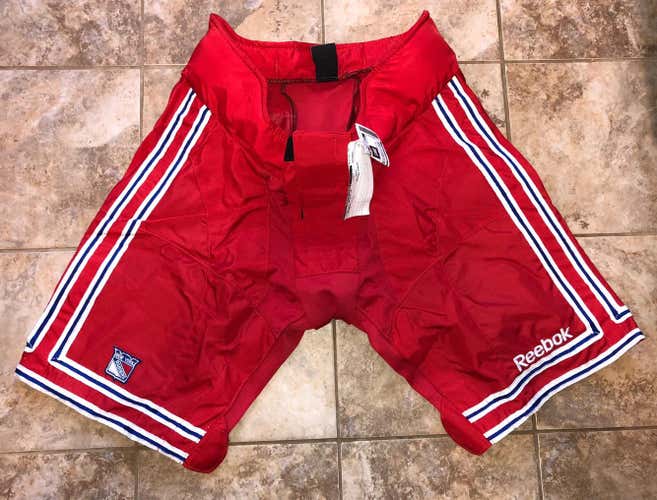 Pro Stock Large Reebok 9K Shell New York Rangers Made In Canada