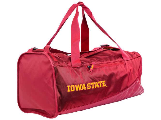Nike Iowa State Cyclones Sideline Vapor Air Max Duffel Bag BA5298 615 Cardinal