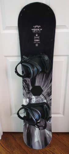LAMAR MISSION SNOWBOARD SIZE 125 CM WITH SAGE BINDINGS SIZE S