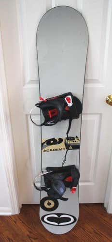 ACADEMY RHYTHM SNOWBOARD SIZE 150 CM WITH BINDINGS SIZE L