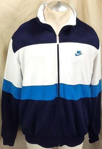 VINTAGE 90'S NIKE FULL ZIP UP ATHELTIC WEAR (XL) LONG SLEEVE RETRO TRACK JACKET