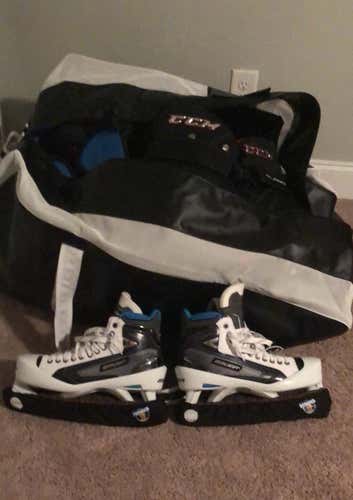 Bauer Reactor 9000 Skates worn 3 Times
