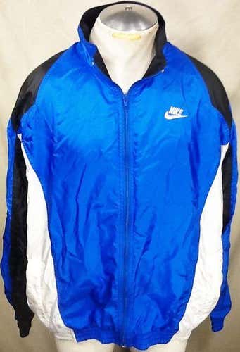 VINTAGE 90'S NIKE ACTIVE WEAR (XL) RETRO STREETWEAR HIP-HOP LIGHT WEIGHT WINDBREAKER