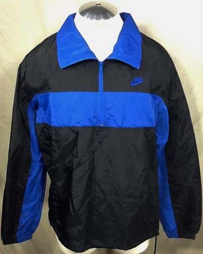 VINTAGE 90'S NIKE "1/3 ZIP UP" (XL) RETRO LIGHT WEIGHT WINDBREAKER JACKET