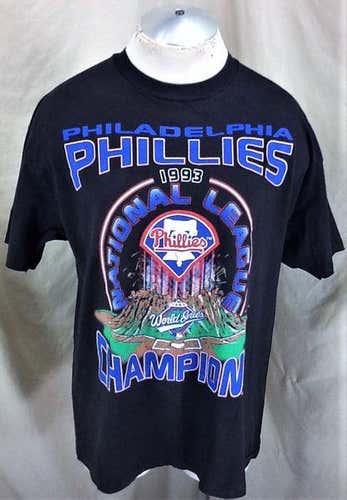VINTAGE 1993 PHILADELPHIA PHILLIES NL CHAMPIONS (XL) RETRO GRAPHIC MLB T-SHIRT