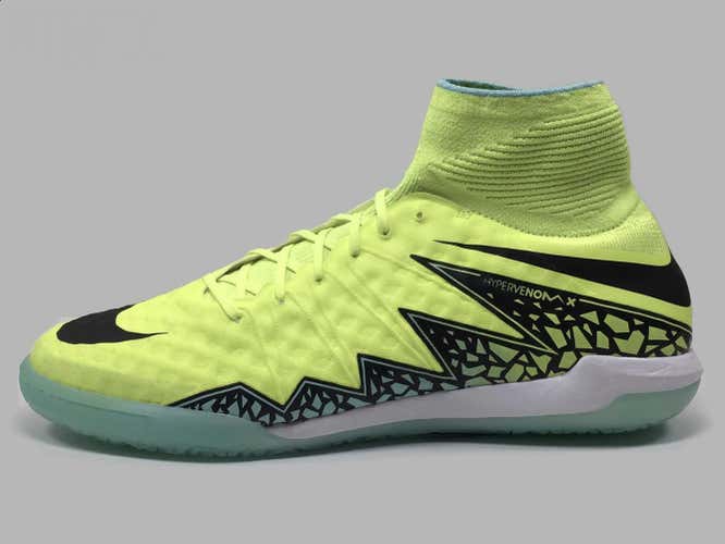 New Nike HypervenomX Proximo IC Men's Indoor Court Futsal Soccer Shoes sz 9 Volt Black 747486-700