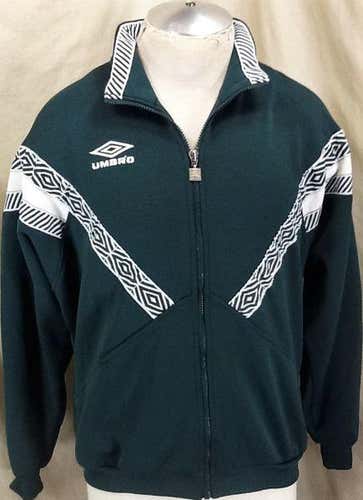 VINTAGE UMBRO SPORTSWEAR SOCCER FUTBOL (MEDIUM) FULL ZIP UP RETRO TRACK JACKET