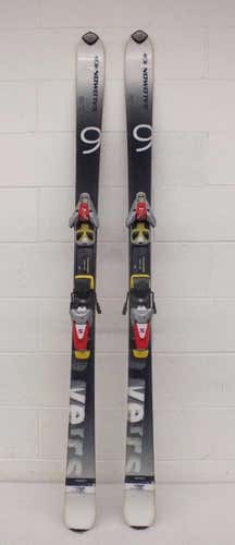 Salomon Verse 9 170cm 107-72-98 17m Radius Skis w/Salomon Equipe 900S Bindings