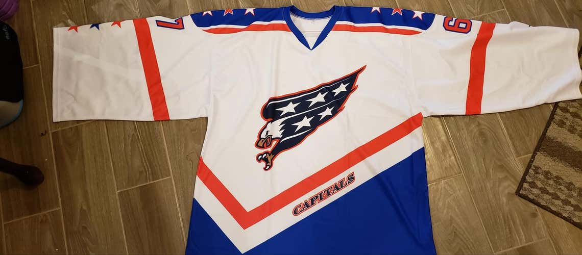 New Washington Capitals Sublimated Goalie Cut Jersey