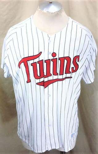 VINTAGE 90'S MINNESOTA TWINS BASEBALL (XL) RETRO BUTTON UP MLB JERSEY SHIRT