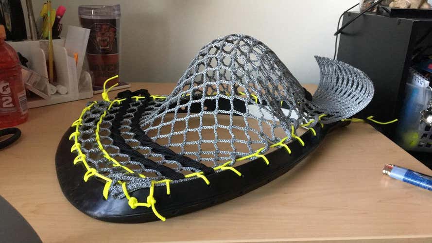 Stringing Service for @cgemmer (Combination: 1 goalie & 1 field head) + Materials