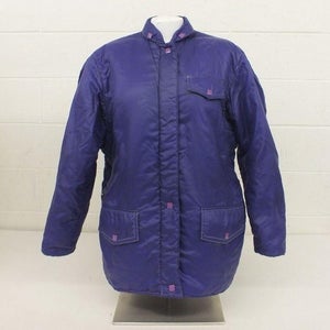 Vintage Aspen Skiwear Shiny Purple Ski Jacket Women's Large Fast Shipping LOOK