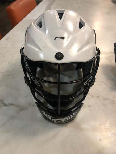 Cascade CS Youth Lacrosse Helmet, White