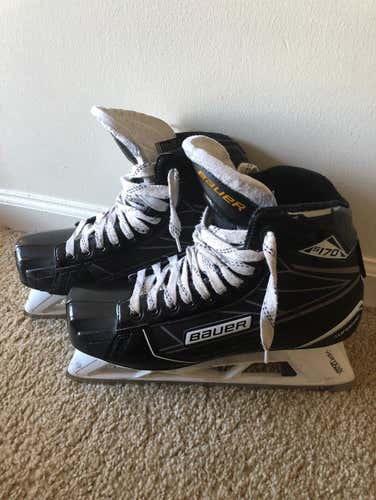 Bauer Supreme S170 Goalie Skates Size 9.5D