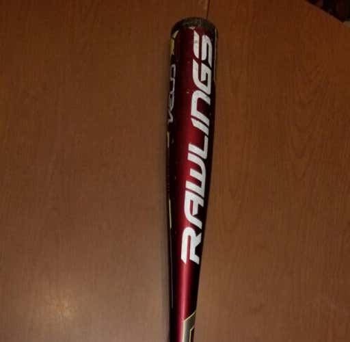 33 Inch Maroon Rawlings Velo BBCOR Bat