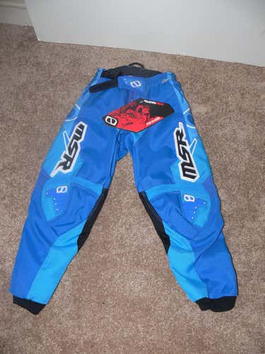 MSR 07 AXXIS MOTORCYCLE PANTS  MX RACING MOTOCROSS RACE  KIDS YOUTH 16 New