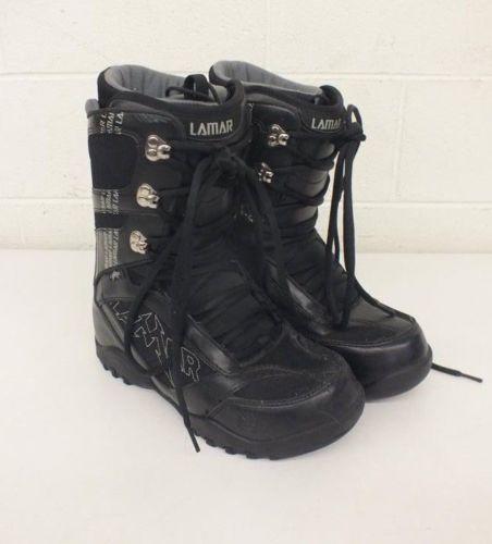 Lamar Black All Mountain Snowboarding Boots US Men's 8 EU 41 GREAT Fast Shipping