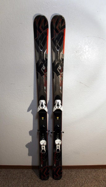 2015 K2 AMP Rictor 82 90XTi Downhill Skis 163 cm. Demo Bindings Rocker