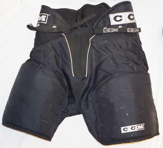 CCM TACKS 192 PADDED ICE HOCKEY PANTS - SENIOR MEDIUM 32"-34" BLACK USED