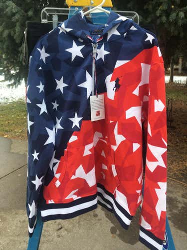 2018 Olympic team issue Ralph Lauren full zip Hoodie