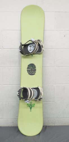 ABLE U141 141cm Twin-Tip All-Mountain Snowboard w/Ride Preston LS Bindings GREAT