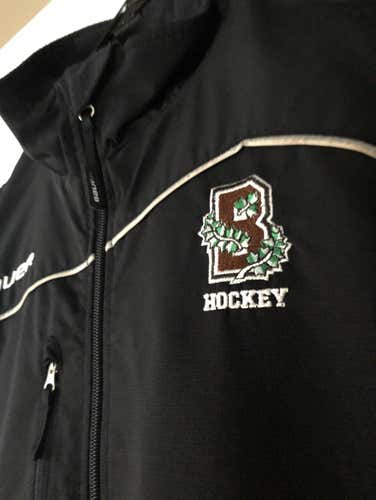 Brown University TEAM Issued Bauer Track Suit. Size Medium