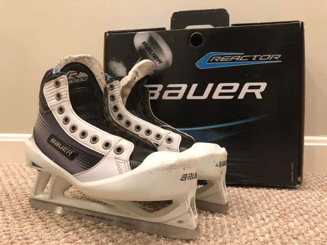 Bauer Reactor 4000 Goalie Skates Youth Size 5