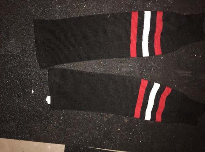 Brand New Black And Red Socks