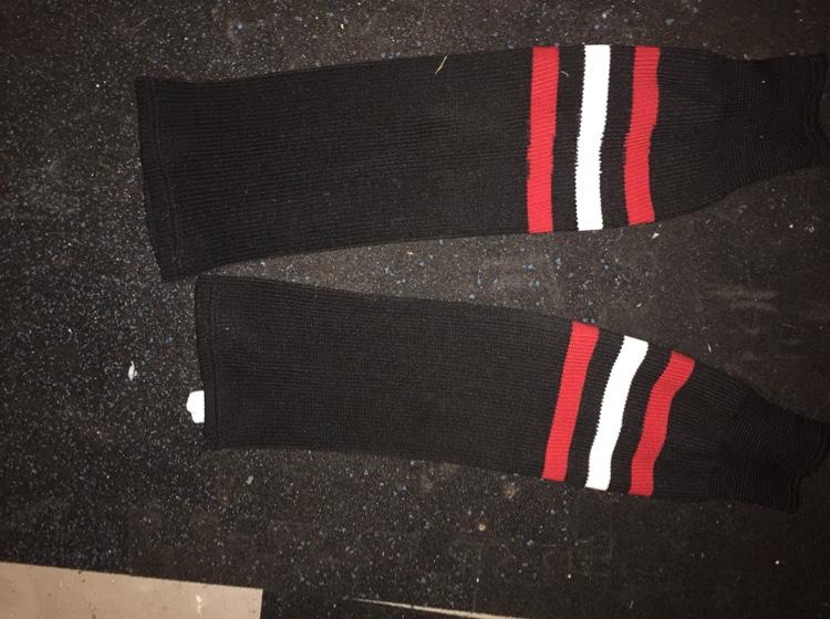 Brand New Black And Red Socks