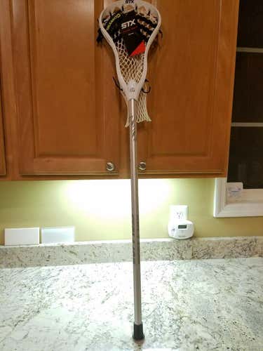 Complete Strung Lacrosse Stick-STX Proton Power 2 C-Channel - Stallion 7000-NWT