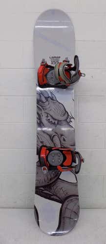 Lamar Drakko 155cm Twin-Tip All-Mountain Snowboard w/Morrow Sanction Bindings
