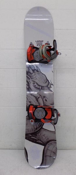 Lamar Drakko 155cm Twin-Tip All-Mountain Snowboard w/Morrow Sanction Bindings