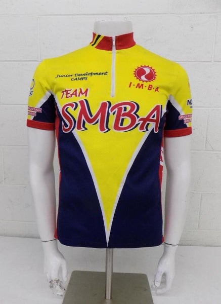Verge Sport Team SMBA Primary Colored 1/2-Zip Cycling Bike Jersey Size M+ GREAT