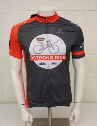 Cuore Be Strong Ride Subaru Full-Zip Cycling Bike Jersey Size Large NEW LOOK