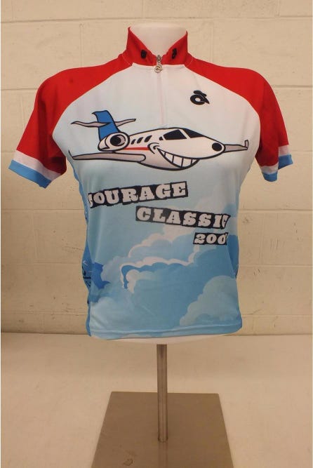 Champsys Courage Classic 2007 Jets Are For Kids Cycling Bike Jersey Women's Med