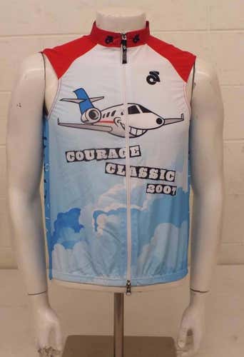Champsys Courage Classic 2007 Jets Are For Kids Cycling Bike Vest Men's Small
