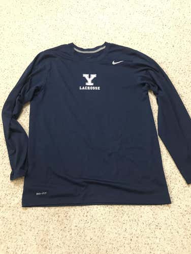 Yale Men’s Lacrosse Nike Dri Fit Long Sleeve Tees (2 Shirts)