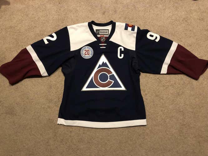 Colorado Avalanche Landeskog Alternate Reebok Edge 2.0 Jersey Size 50