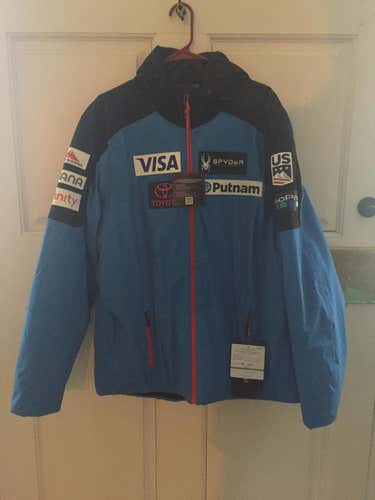 New Mens' US Ski Team Spyder Jacket XL