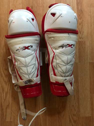 Bauer APX2 Shin Guards - 14” - Used For One Season
