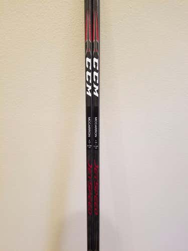 2 pack - NEW CCM JETSPEED PRO STOCK STICKS RH GRIP 100 FLEX- SX18
