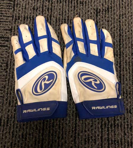 Rawlings Batting Gloves Blue/white - Large/XL