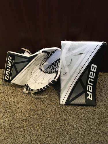 Bauer Supreme S150 Goalie Glove and Blocker