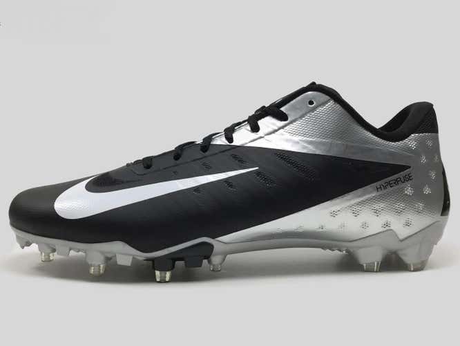NEW Nike Vapor Talon Elite Low TD Men's Football Cleats sz 13.5 Black Metallic Silver 500068-010