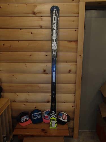 new! HEAD WC Rebels iRace RP EVO 165 SL race skis 13.6m